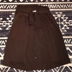 Brown A Line Skirt - Modcloth